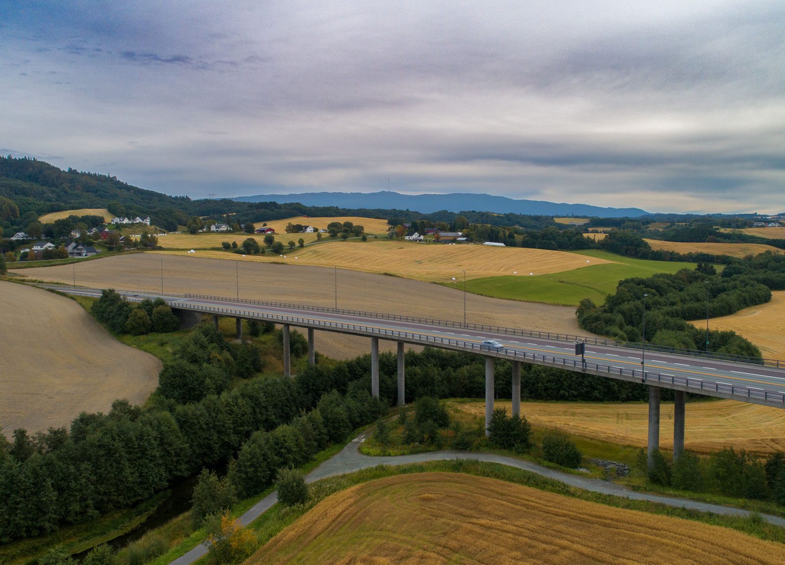 Hvordan utvikler klimautslippene fra utbygging av infrastruktur seg?