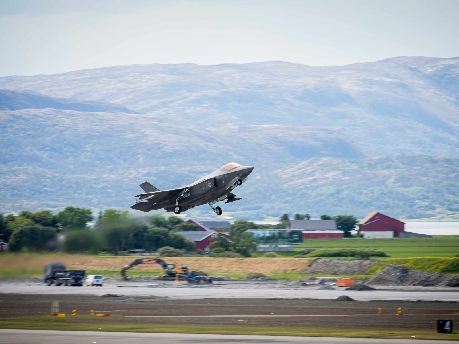 Asplan Viak har prosjektert rullebanen på Ørlandet kampflyplass. Ole Andreas Vekve_Forsvaret